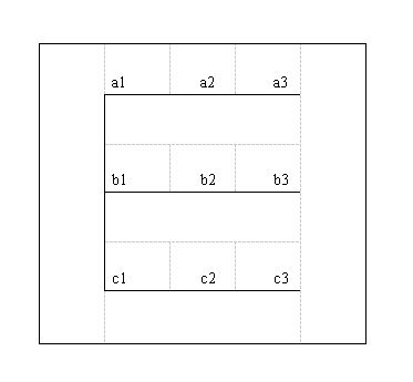 刮研平臺(tái)布線布點(diǎn)E字型圖